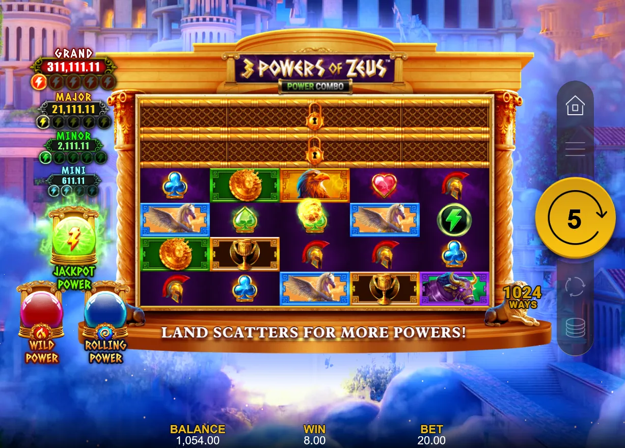 3 Powers of Zeus: Power Combo demo